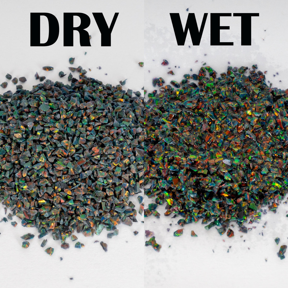 Crushed sales black opal