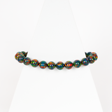 Black Fire Opal Beaded Bracelet - New Design