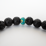 Jade Opal & Lava Stone Beaded Bracelet - New Design