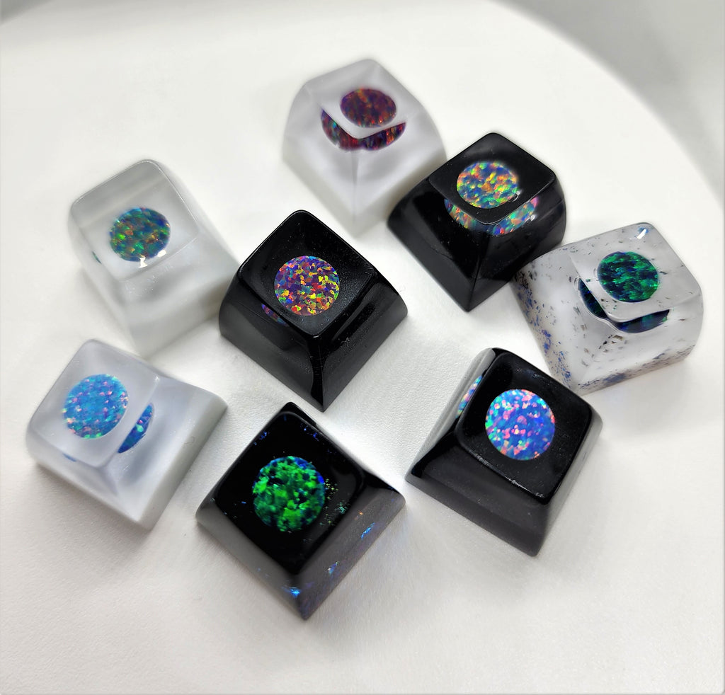 How to Make Faceted Opal Artisan Keycaps