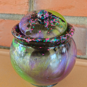 How to Make a Crushed Opal Resin Trinket Jar