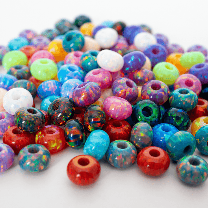 6mm Opal Rondelles - The Opal Dealer