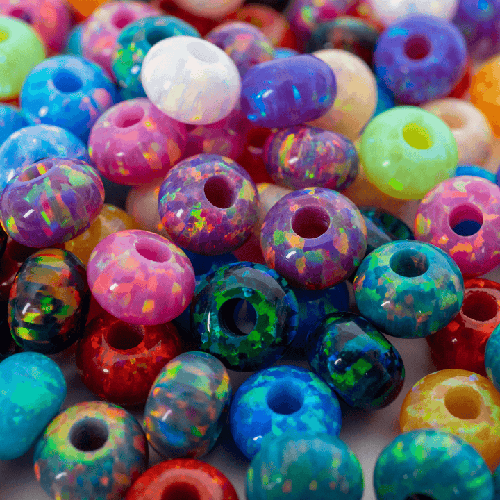 6mm Opal Rondelles - The Opal Dealer