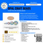 Opal Bead Variety Pack - Pick Your Own Pack of 8mm Opal Beads