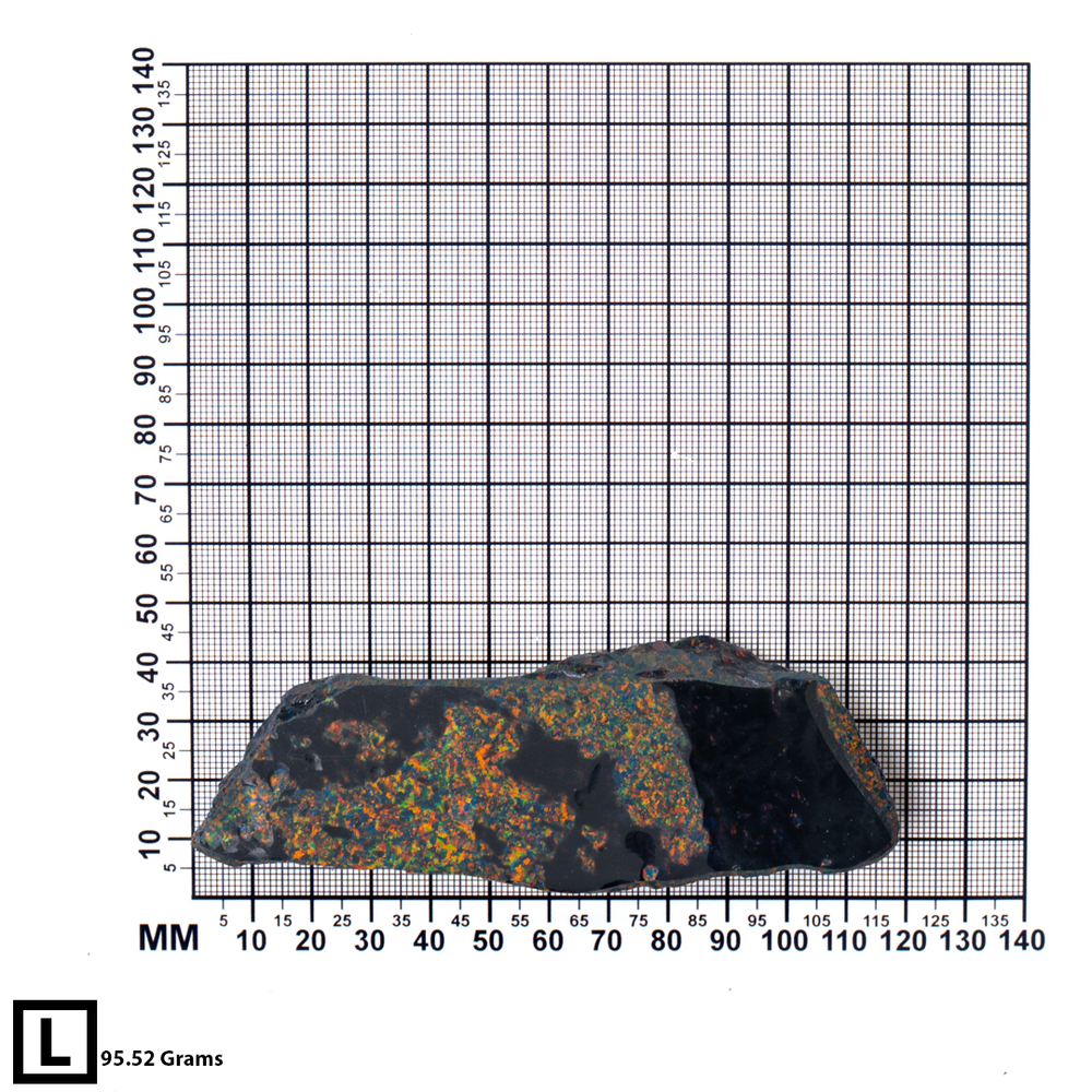 Black Fire Synthetic Opal Rough | Astral Opal™ Lab-Created