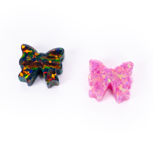 Bow Opal Charm