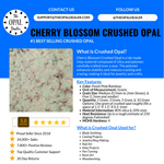 Cherry Blossom Crushed Opal