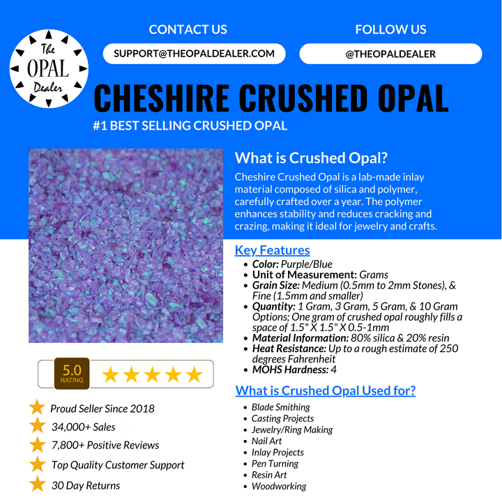 Cheshire Crushed Opal - The Opal Dealer