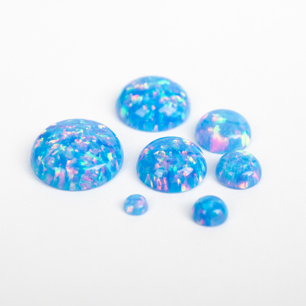 Cotton Candy Opal Round Cabochon