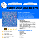 Cotton Candy Crushed Opal