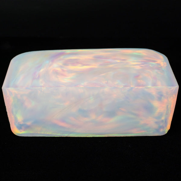 White Rainbow Nebula Opal™ Rough Block