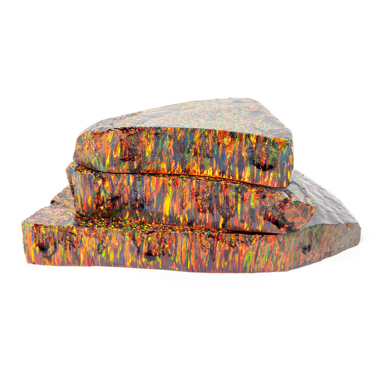 Dark Matter Synthetic Opal Rough | Astral Opal™ Lab-Created Gemstone ...