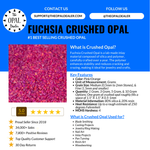 Fuchsia Crushed Opal