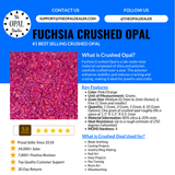 Fuchsia Crushed Opal