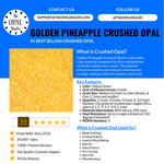 Golden Pineapple Crushed Opal