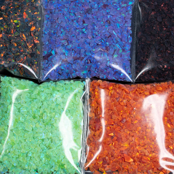 Halloween Crushed Astral Opal™ Value Bundle - 15 Grams Total, 5 Colors