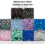 Opal Bead Variety Pack - Pick Your Own Pack of 6mm Opal Beads