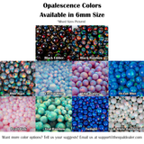 Opal Bead Variety Pack - Pick Your Own Pack of 6mm Opal Beads