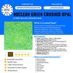 Nuclear Green Crushed Opal