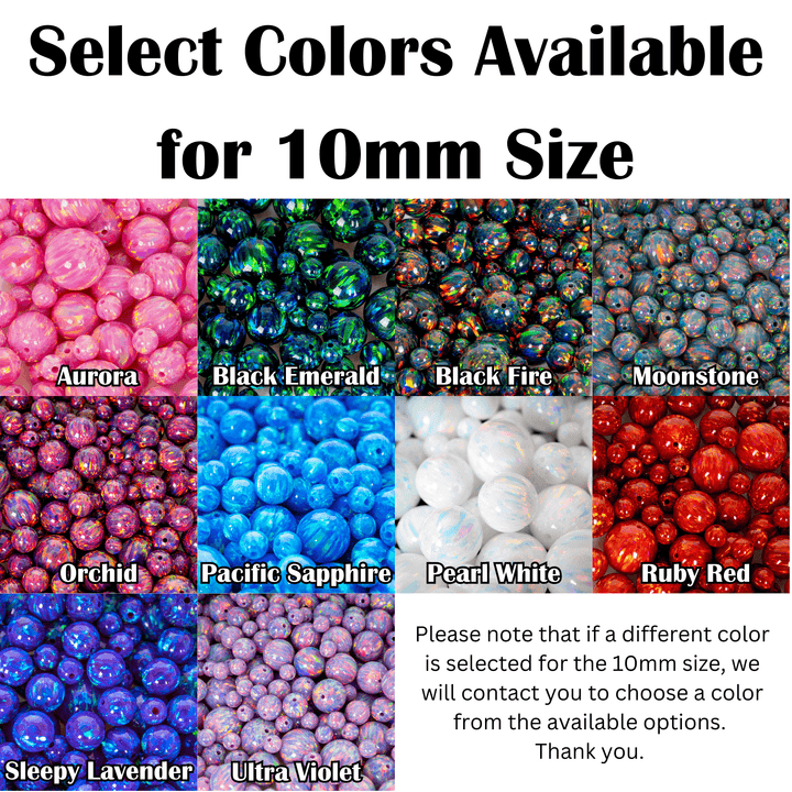 Opal Bead Variety Pack - Pick Your Own Pack of 10mm Opal Beads - The Opal Dealer