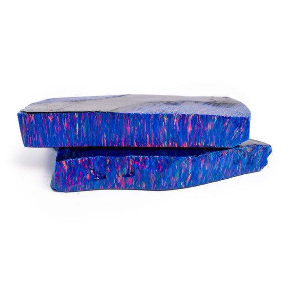 Star Burst Indigo Blue Synthetic Astral Opal - Lab-Created Polymer Impregnated Opal | The Opal Dealer