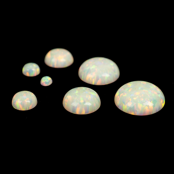 Taffy Yellow Opal Round Cabochon