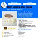 Taffy Yellow Opal Craft Beads