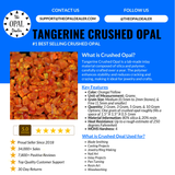 Tangerine Crushed Opal