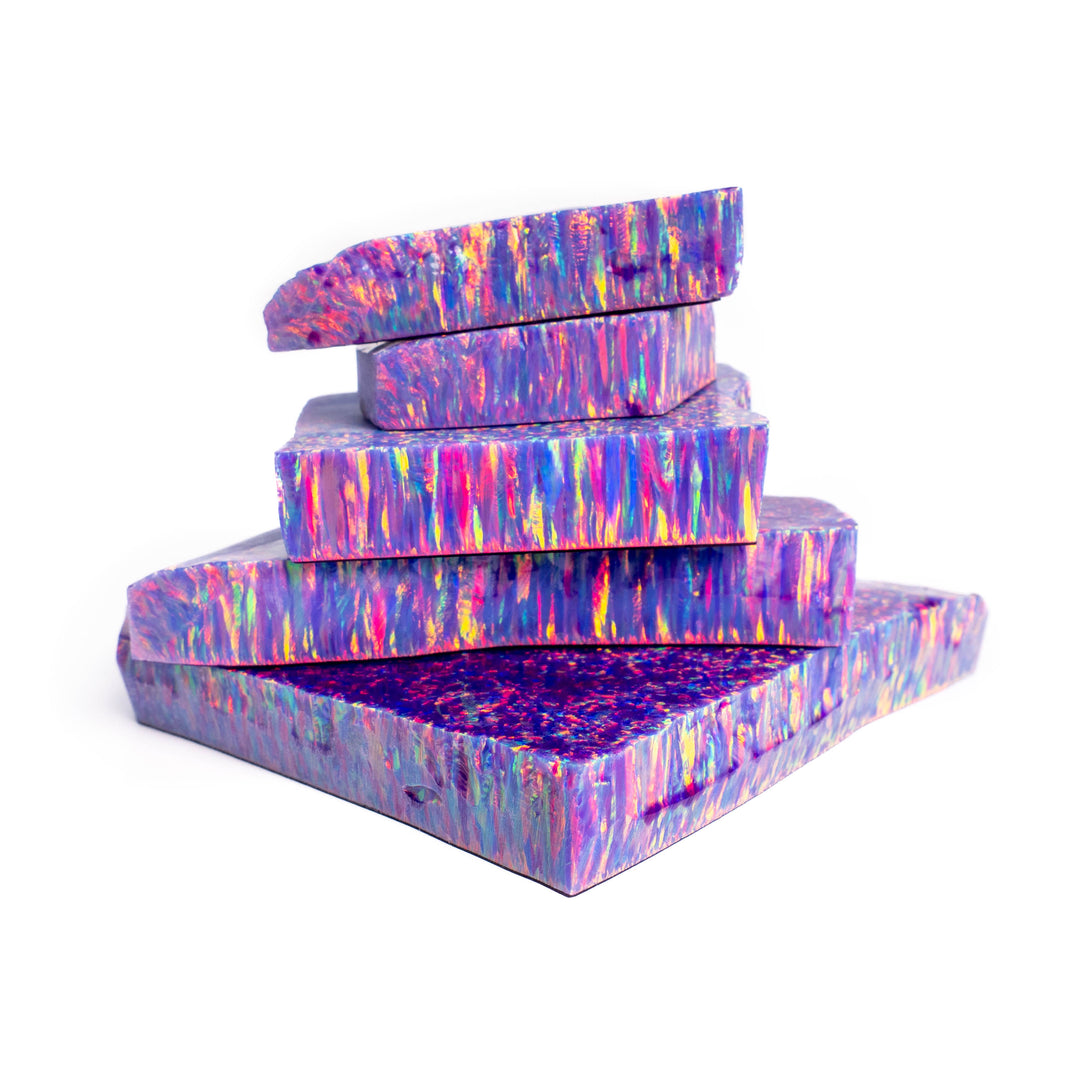 Ultra Violet Pastel Purple Synthetic Astral Opal - Lab-Created Polymer Impregnated Opal | The Opal Dealer