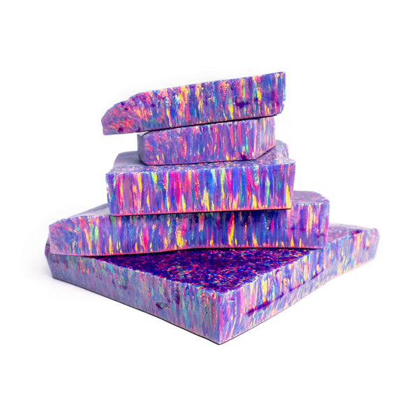 Ultra Violet Pastel Purple Synthetic Astral Opal - Lab-Created Polymer Impregnated Opal | The Opal Dealer