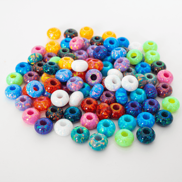 8mm Opal Rondelles - The Opal Dealer