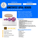 Amethyst Opal Craft Beads