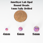 Amethyst Opal Craft Beads