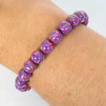 Amethyst Opal Beaded Bracelet