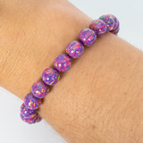 Amethyst Opal Beaded Bracelet