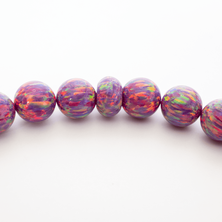 Amethyst Opal Beaded Bracelet - The Opal Dealer