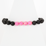 Aurora Opal & Lava Stone Beaded Bracelet