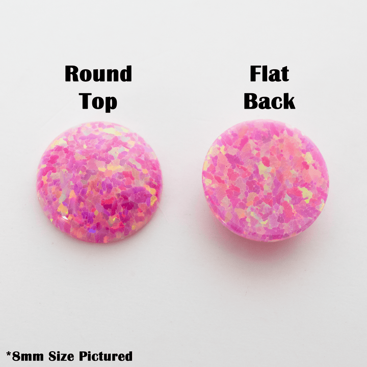 Aurora Opal Round Cabochon - The Opal Dealer