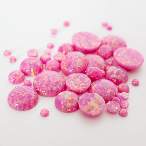 Aurora Opal Round Cabochon - The Opal Dealer