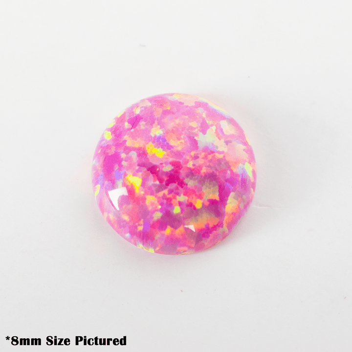 Aurora Opal Round Cabochon - The Opal Dealer
