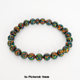 Black Fire Opal Beaded Bracelet - The Opal Dealer