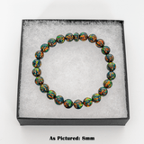 Black Fire Opal Beaded Bracelet - The Opal Dealer