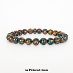 Black Fire Opal Beaded Bracelet - The Opal Dealer