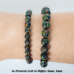 Black Fire Opal Beaded Bracelet - The Opal Dealer