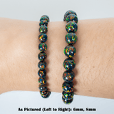 Black Fire Opal Beaded Bracelet - The Opal Dealer
