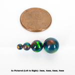 Black Rainbow Opalescence Craft Beads