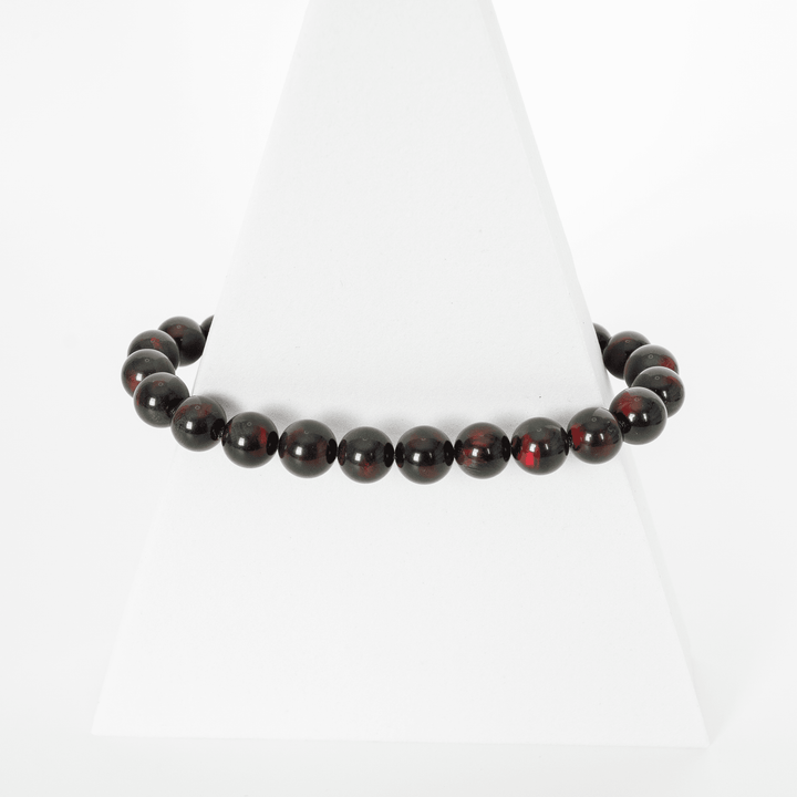 Black Ember Opalescence Beaded Bracelet - The Opal Dealer