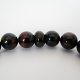 Black Ember Opalescence Beaded Bracelet - New Design