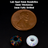 Opal Rondelles