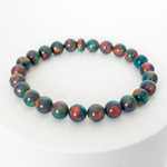 Black Rainbow Opalescence Beaded Bracelet - New Design